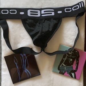 Men’s Small Black Mesh 85 Collection Jock Strap